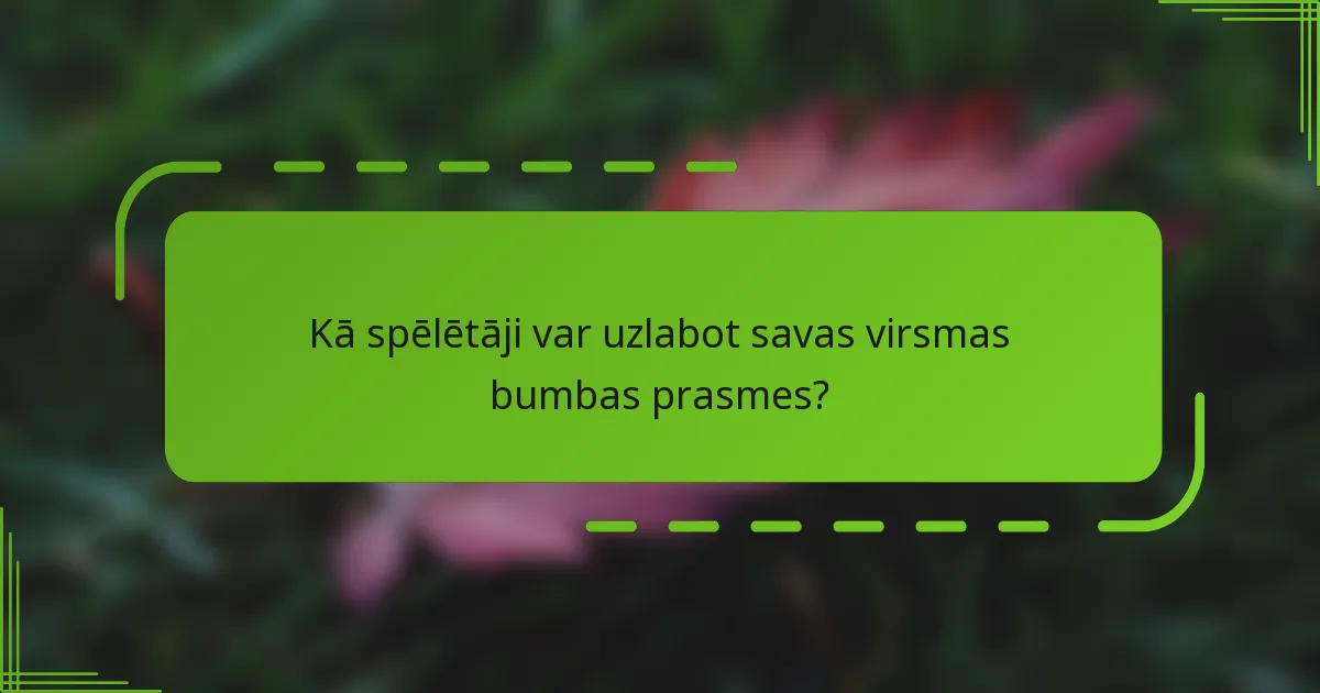 Kā spēlētāji var uzlabot savas virsmas bumbas prasmes?