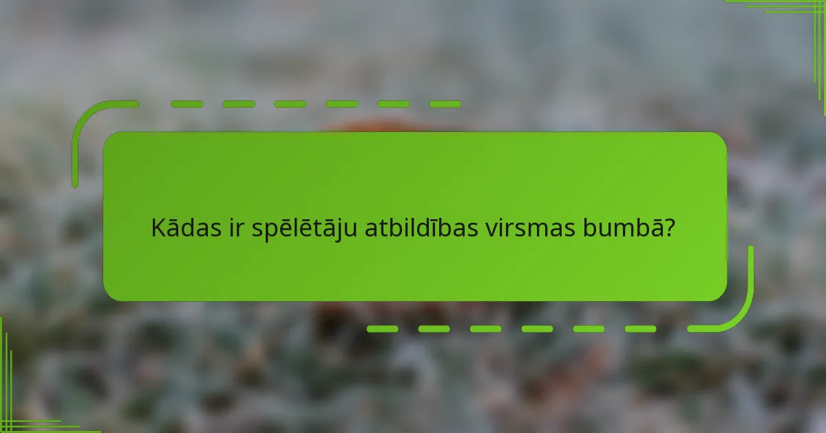 Kādas ir spēlētāju atbildības virsmas bumbā?